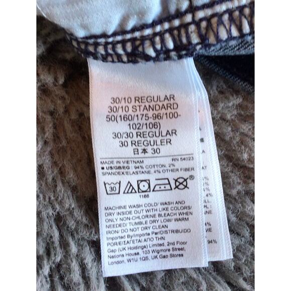 NWT Gap Women's Denim True Skinny High Rise Jeans Dark Wash Blue Size 30/10R - Picture 11 of 11